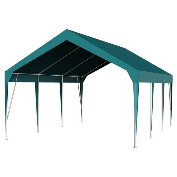 Telyswee Carport Heavy Duty Car Canopy UV Resistant Waterproof Portable Garage for Car, Boat, Party, Storage Shed