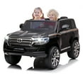 thumbnail image 1 of Telyswee Electric Kids Ride on SUV Car, 2 Seater Truck 12V Land Cruiser with Remote Control, 2 Motors Battery Operated 3 Speeds, LED Lights, Music, for 3-8 Years Old Boys and Girls, 1 of 6