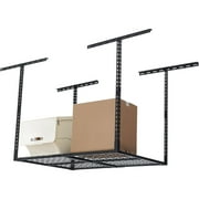 Telyswee Garage Ceiling Storage Racks, Heavy-Duty Steel Garage Ceiling Rack with Space-Saving Design, Easy Installation, Adjustable Height, and Durable Finish for Garage