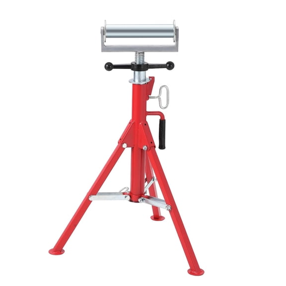 Telyswee Heavy-Duty Pipe Stand - Versatile, Adjustable Height, Sturdy 2500 Lbs Capacity, Portable, Ideal for Welding & Construction