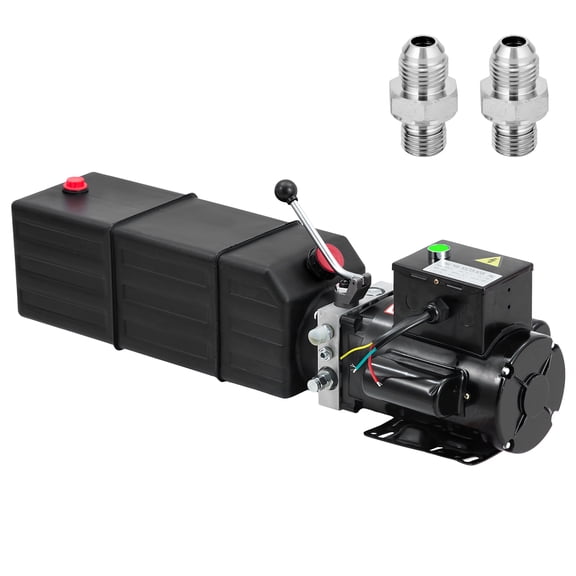 Telyswee Hydraulic Power Unit 220V Car Lift Hydraulic Pump Power Unit, Car Lift Single Phase, Hydraulic Pumps with Tank, Car Lift Hydraulic Power Unit for Auto Repair