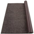 thumbnail image 1 of Telyswee Marine Carpet 6' x 13'/18'/23' Waterproof & Non-Slide Boat Patio Rug, Striped Brown, 1 of 8
