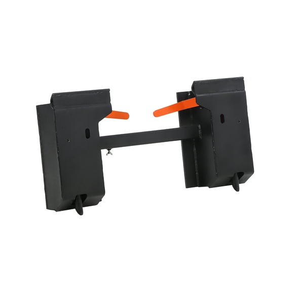 Telyswee Quick Tach Adapter Skid Steer Tach Conversion Adapter Mount Attachment Plate Adapter, Universal Style, Fit for Bobcat Kubota Tractors, 4000lbs Capacity
