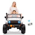 thumbnail image 1 of Telyswee Ride on Car for Kids with Parent Remote Control, 24V 4WD Battery Powered Electric Car, 2 Seater Ride On Truck, Kids Electric Vehicle, Suspension, LED Lights, 1 of 8