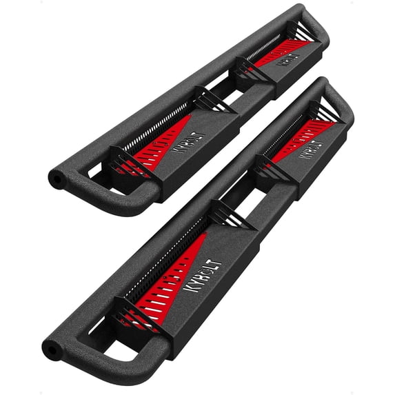 Telyswee Running Boards for 2019-2024 Dodge Ram 1500 Crew Cab(New Body Only), Bolt-on Side Steps Nerf Bar