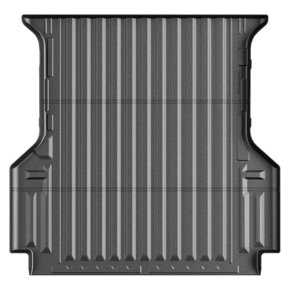 Telyswee Truck Bed Mat Compatible for Ford Ranger 5' Bed 2024, All Weather TPE Heavy Duty Pickup Truck Bed Tray Liner Cargo Mats, Black