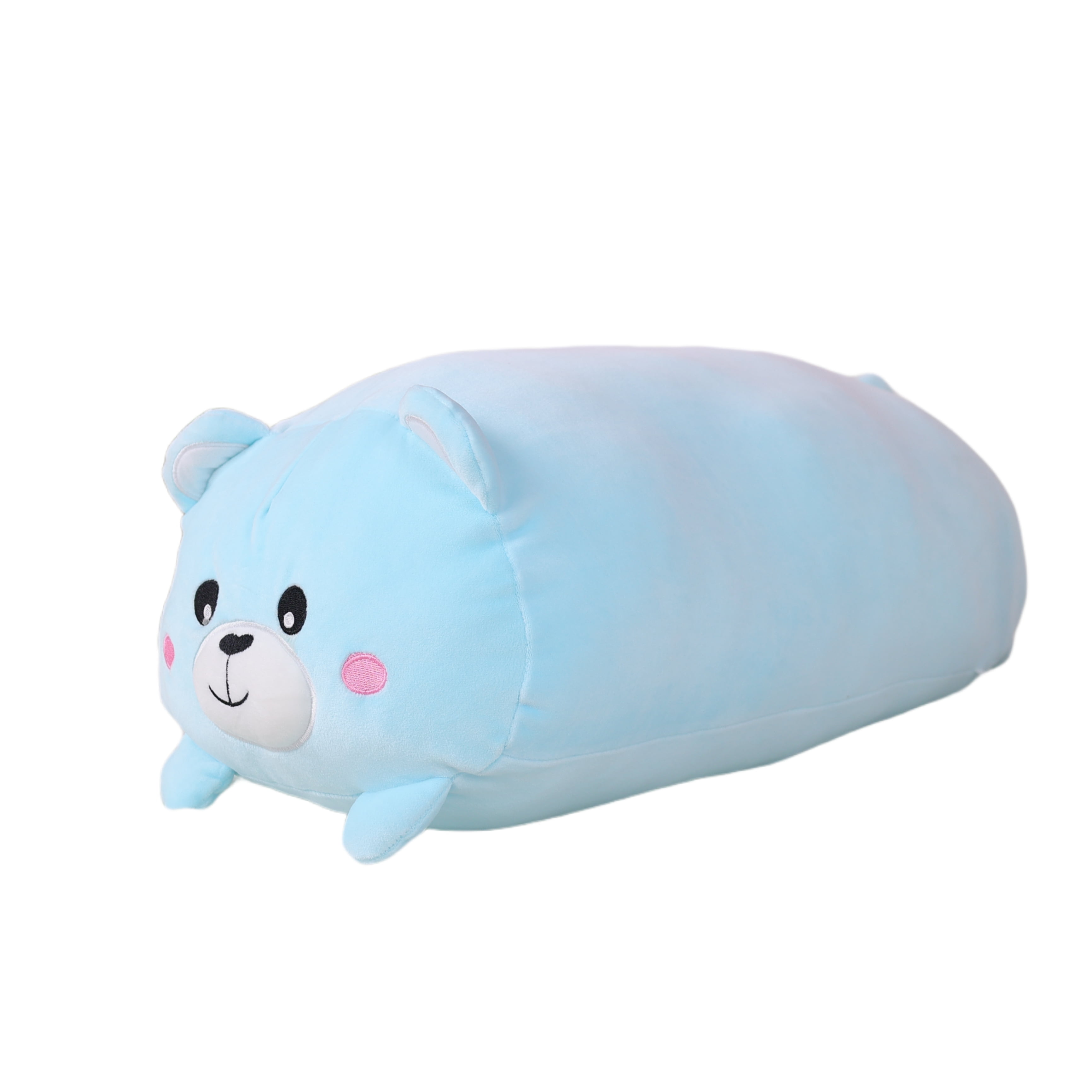 TemBe 23.6 inch Cute Large Bear Plush Stuffed Animal Pillow, Very Soft Squish Mellow Hugging Toy Gifts for Bedding, Kids Sleeping