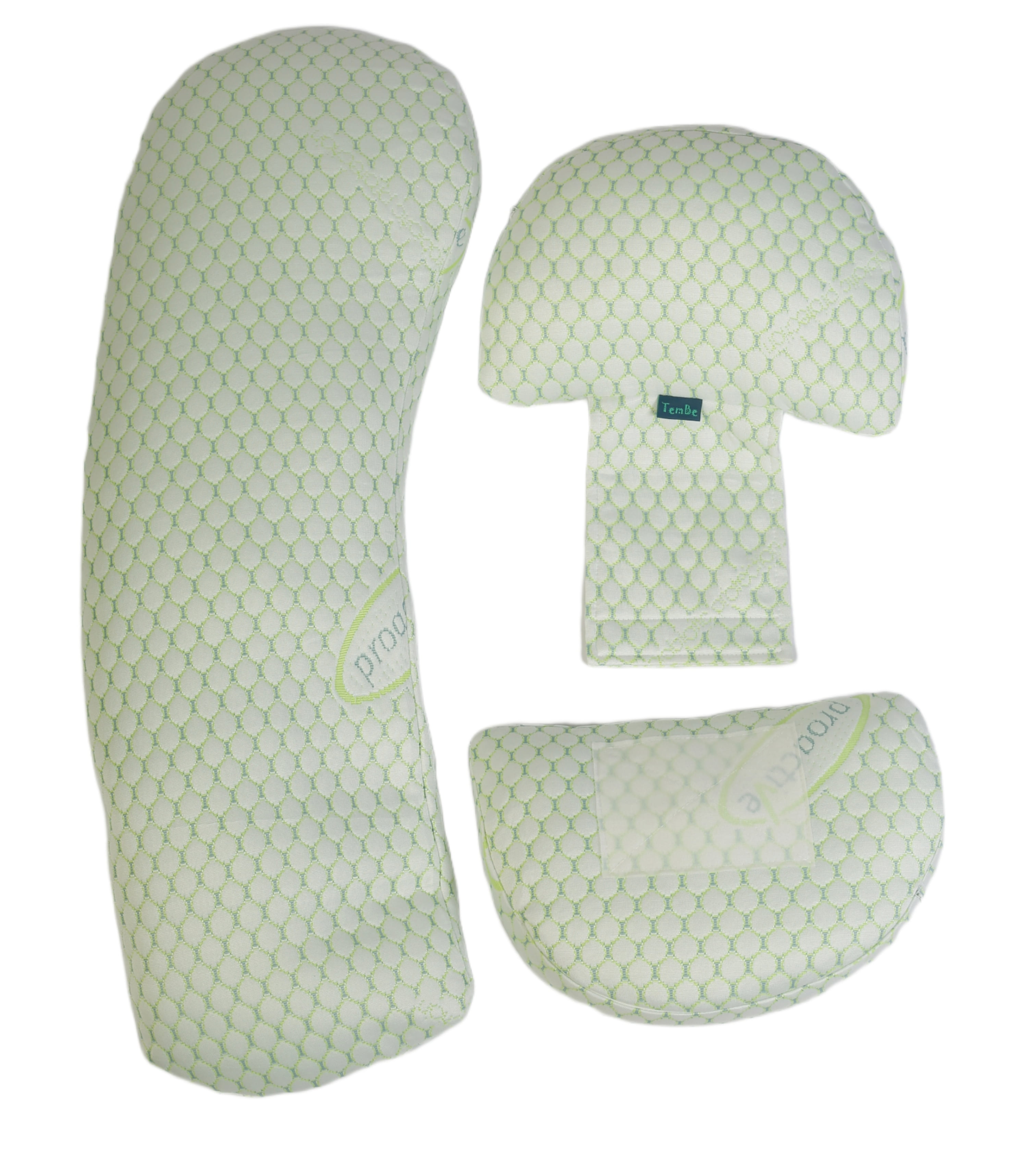 TemBe Pregnancy Pillow, Soft Maternity Body Pillow with Detachable and Adjustable Pillow Cover Support for Belly, Back, Legs, and HIPS