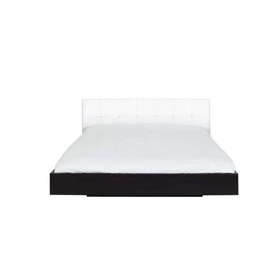 Float Bed - Queen Size w/ Upholstered Headboard + Mattress Support 044017-FLOATQU