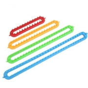 Temacd 4-Sizes DIY Rectangle Knitting Loom Scarf Sweater Shawl Stitch Knit Weaving Tool