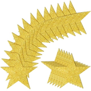 Small Gold Star Decorations (Pack of 12)