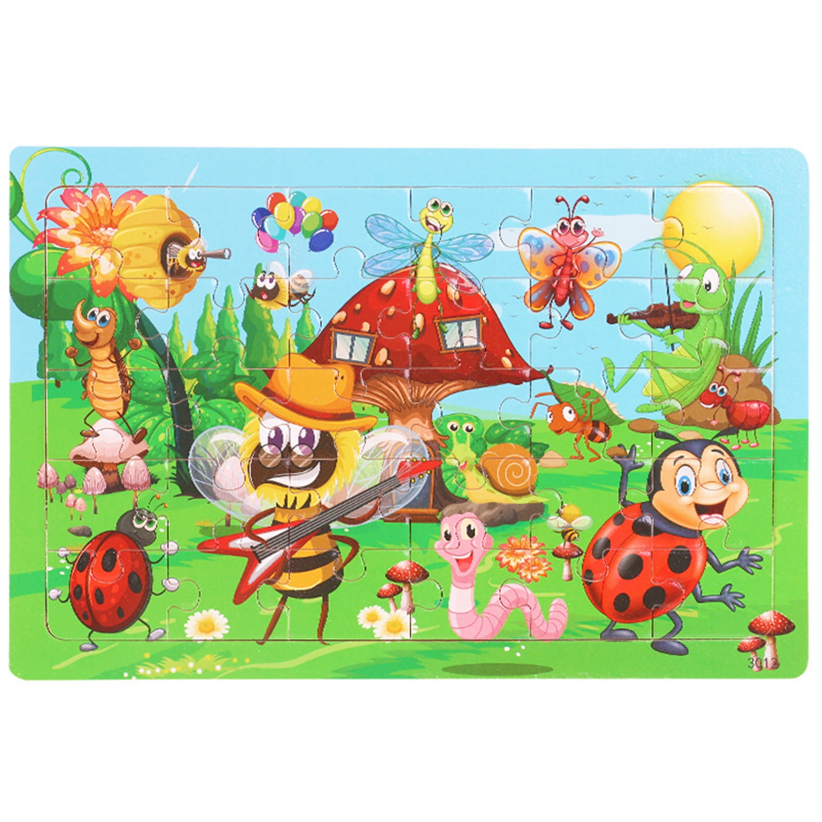 Temacd Children's Puzzle Entertainment Exercise Cognition Skills