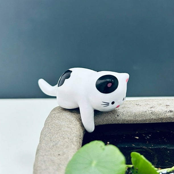 Temacd Fish Tank Ornament Realistic Small Cat Statue Aquarium Decoration Easy to Clean Fish Tank Decoration Home Supply Walmart Business Supplies