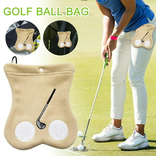 1 Pcs Mini Zipper Small Golf Ball Bag Portable Holder Storage 2