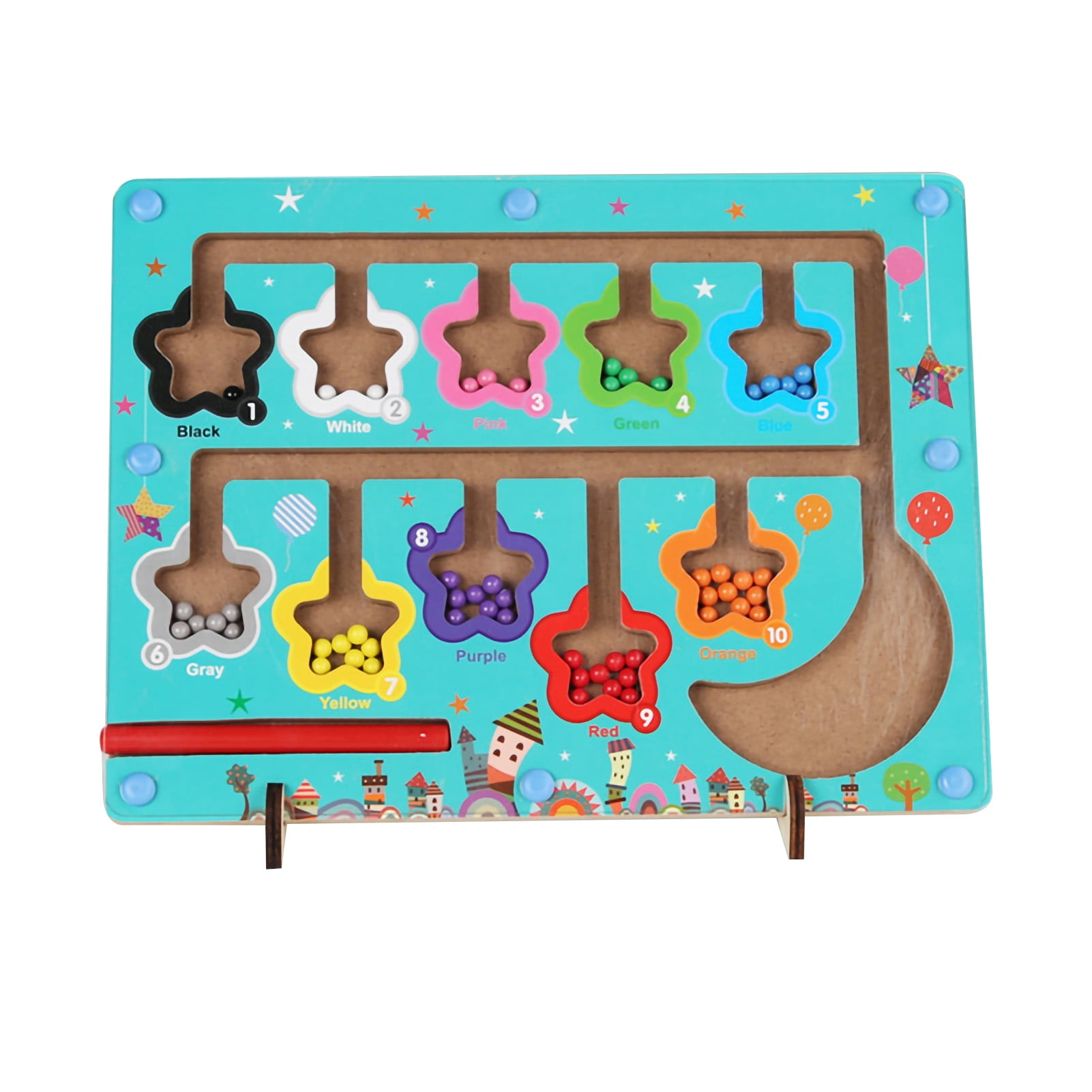 Temacd Kid Board Game Sturdy Maintaining Quietness Fine Exercise Skills