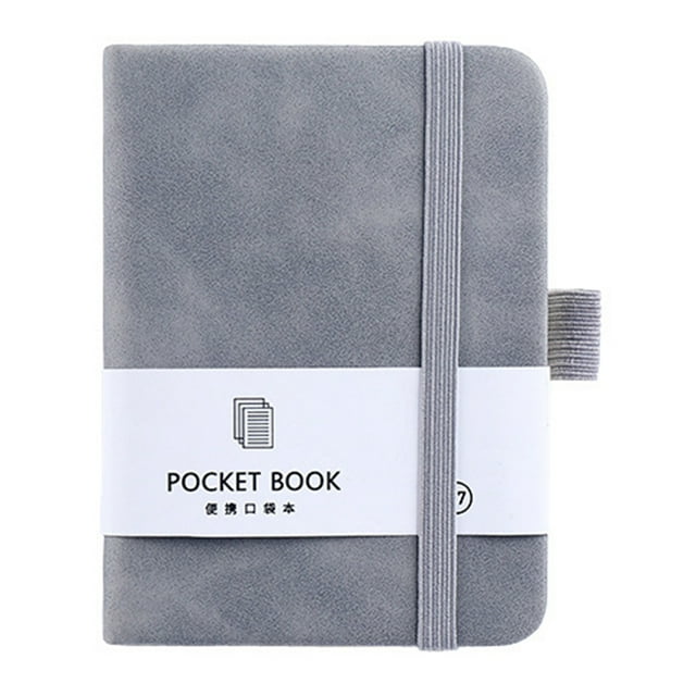 Temacd Notebook Stylish Portable Diary Notebook with Elastic Strap Design Compact Record Notepad for Home Office