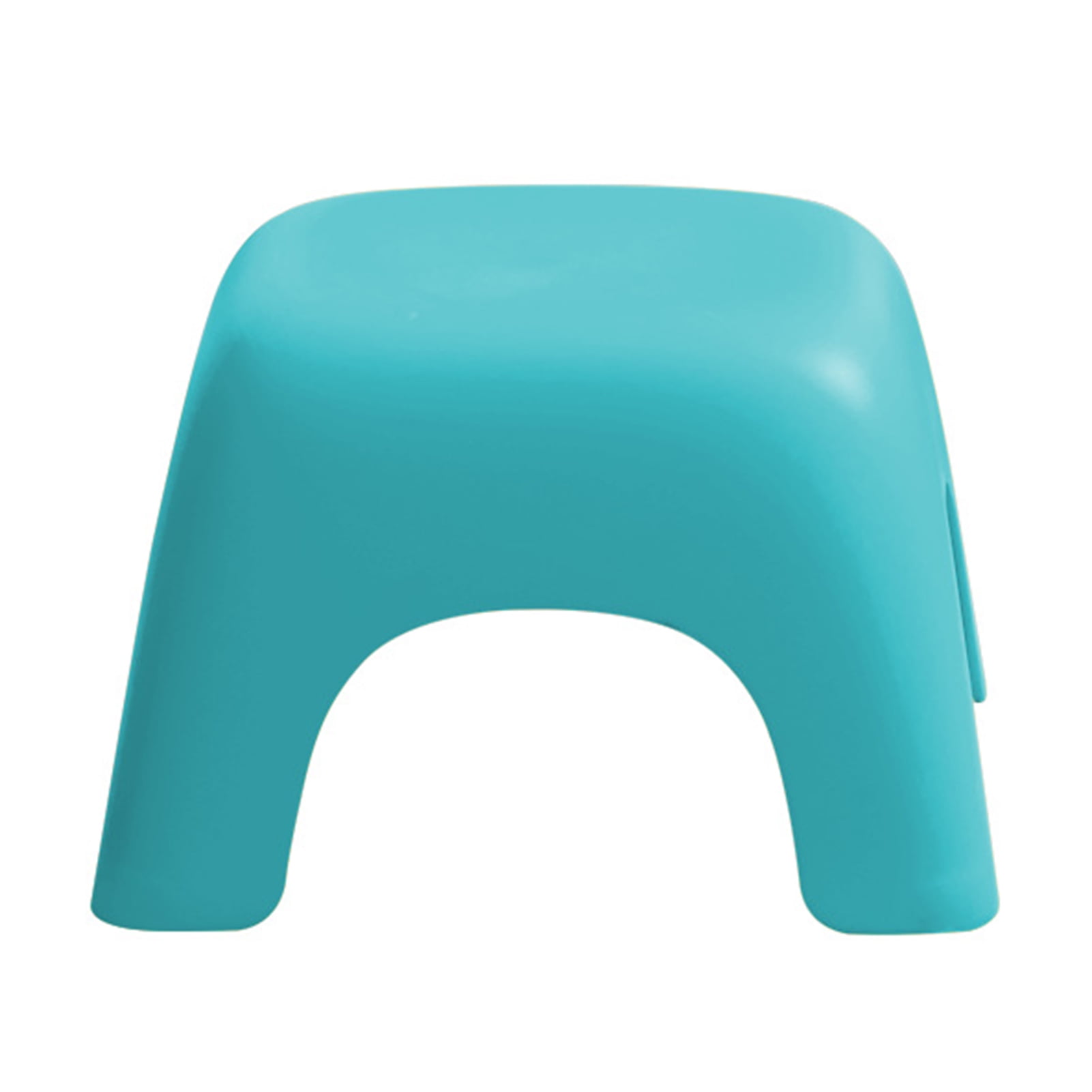 Temacd Small Stool with Bottom Antiskid Pad No Sharp Corners Ergonomic Design Kids Portable