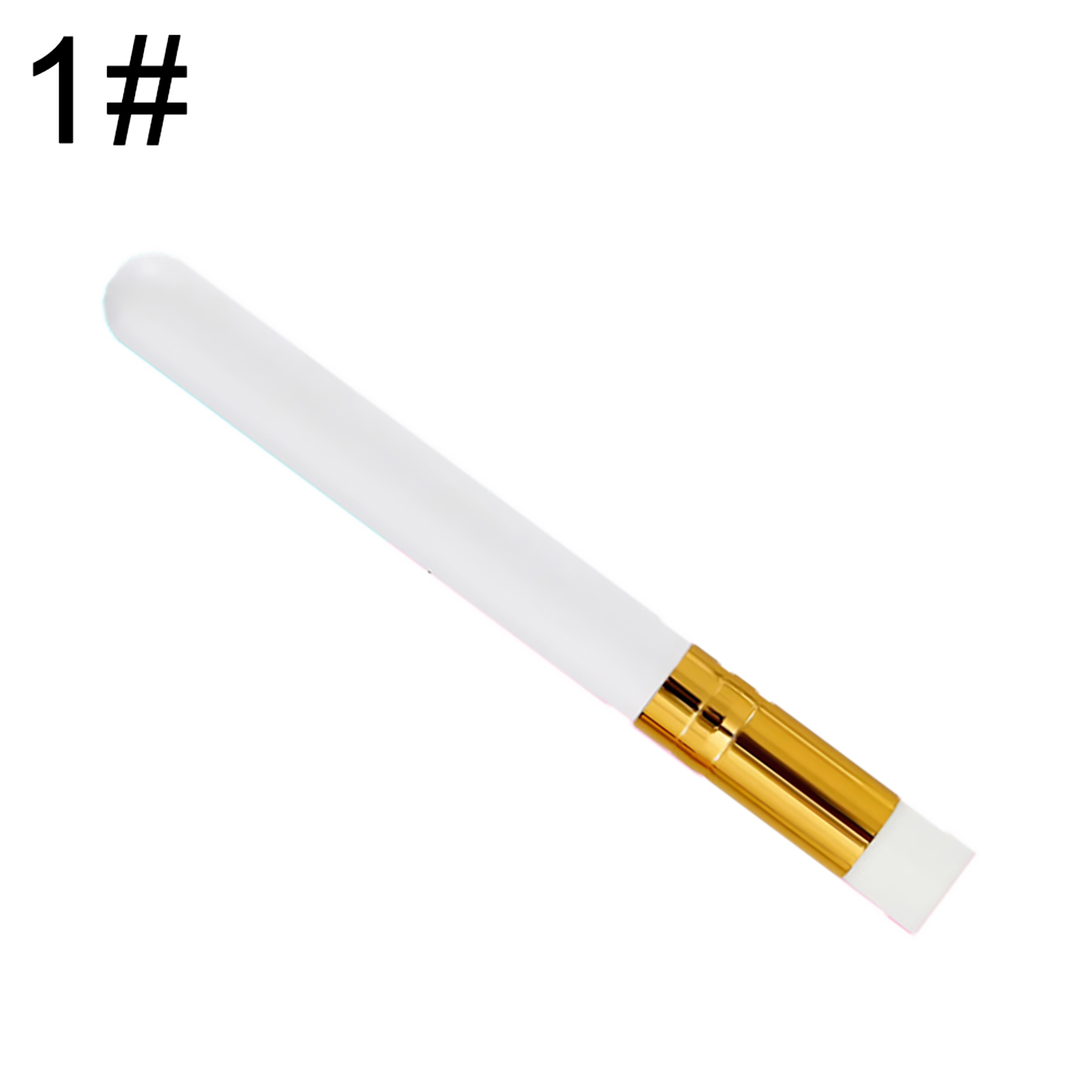 Temacd Wooden Handle Soft Synthetic Fiber Eyelash Cleaning Brush Lash