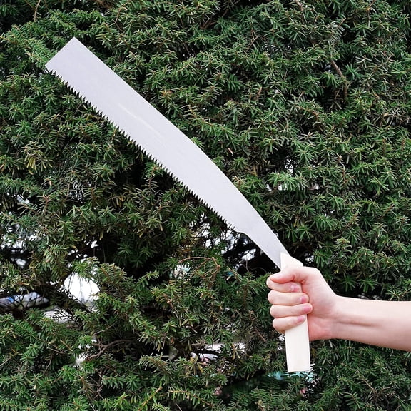 Temagari Saw 14" Long Japanese Tree Limb Saw, Japanese Steel Blade, Large Hand Pruning Saw for Cutting Tree, Log, Limb, Thick , Raw Wood, Made in JAPAN
