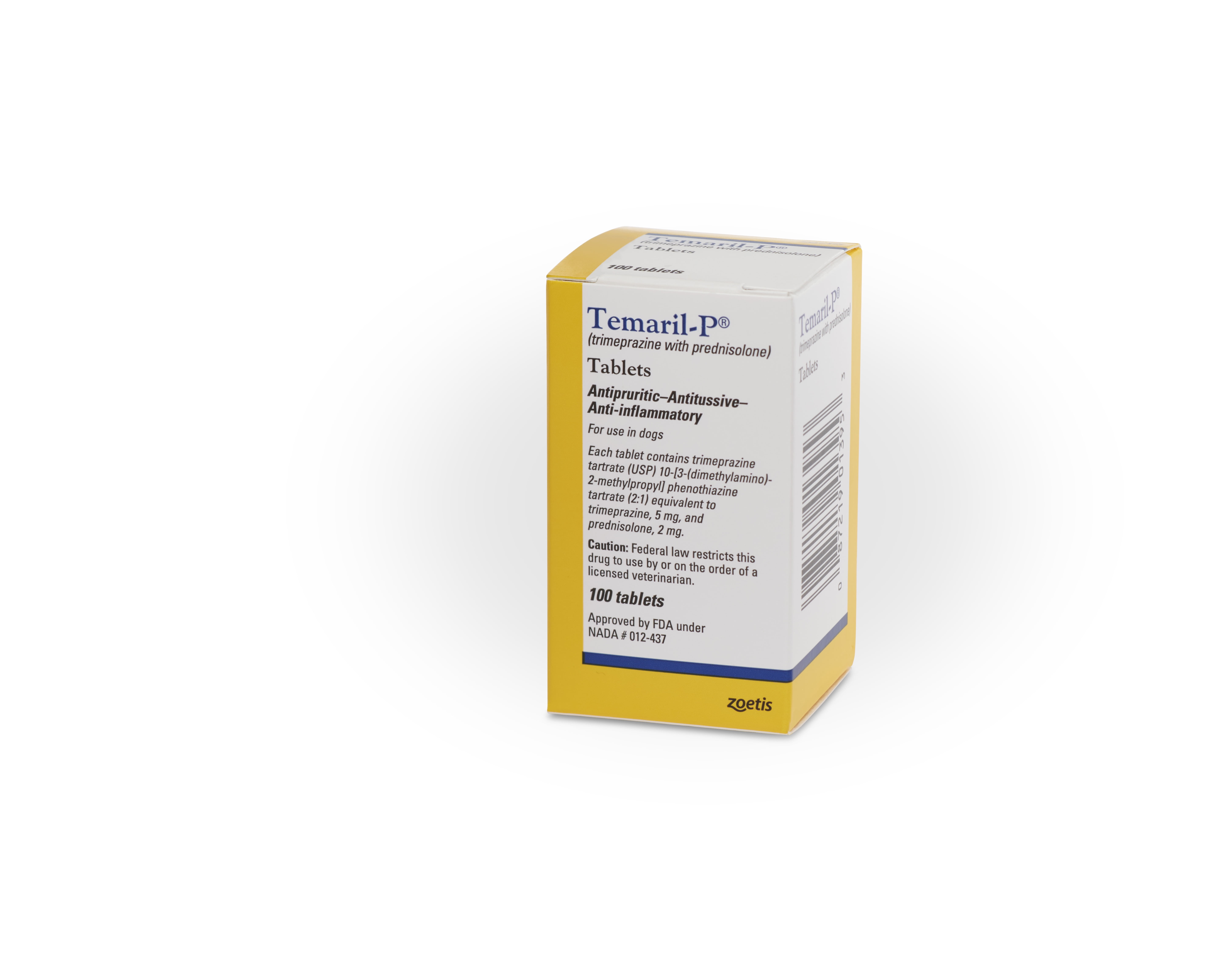 Temaril-P 5mg-2mg (trimeprazine with prednisolone) Tablet