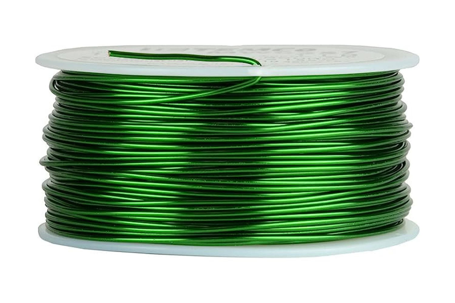 Temco 18 AWG Copper Wire 1 Lb 199 Ft 155°C Coil Green