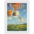 thumbnail image 1 of Temecula Valley Wineries - Riverside County - California Vineyards Wine Country Art by Kerne Erickson - Japanese Unryu Rice Paper Art Print 24 x 32 in, 1 of 4