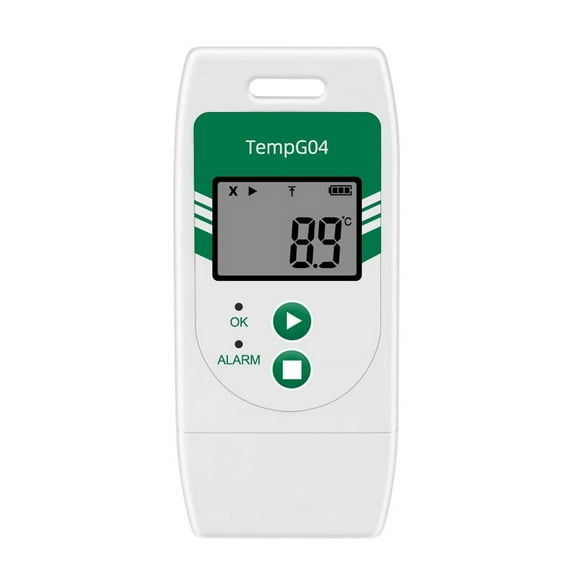 TempG04 USB Temperature Data Logger Export to CVS&PDF 32000 Points Capacity for Fruit Vegetable Lab Cold Chain Transport