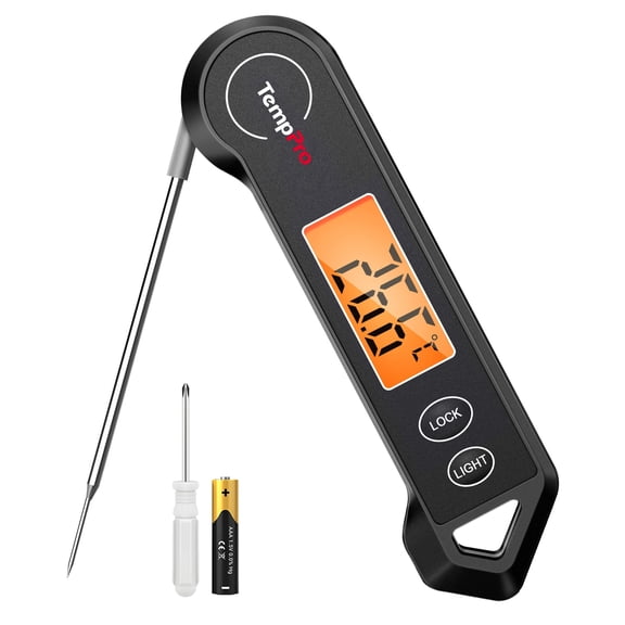 TempPro TP19HB Meat Thermometer Probe, Temperature Probe, Food Thermometer