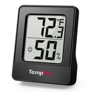 TempPro TP49BW Digital Thermometer Indoor Hygrometer with Temperature and Humidity Monitor for Room Temperature and Humidity Formerly ThermoPro