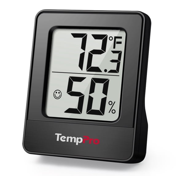 TempPro TP49BW Digital Thermometer Indoor Hygrometer with Temperature and Humidity Monitor for Room Temperature and Humidity (Formerly ThermoPro)