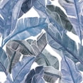 thumbnail image 1 of Tempaper Bahama Palm Indigo Breeze Peel and Stick Wallpaper, 20.5" x 16.5', 1 of 7