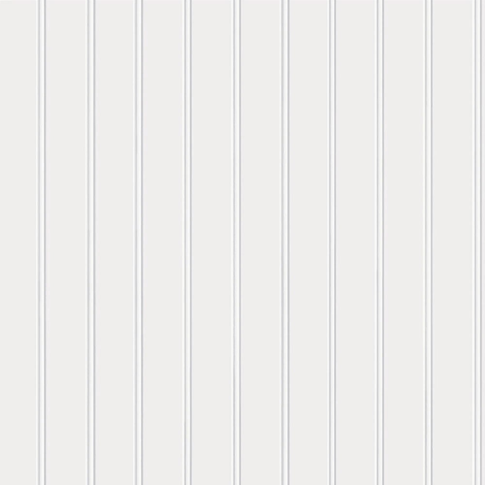 Tempaper Beadboard White Peel and Stick Wallpaper, 20.5" x 16.5 ...