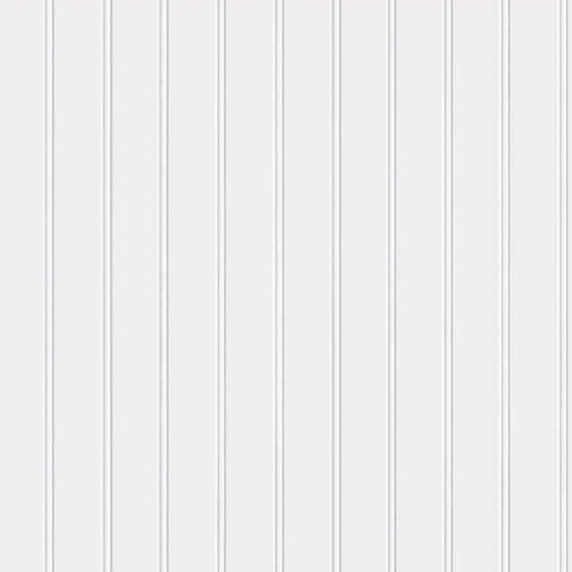 Tempaper Beadboard White Peel and Stick Wallpaper, 20.5" x 16.5 ...