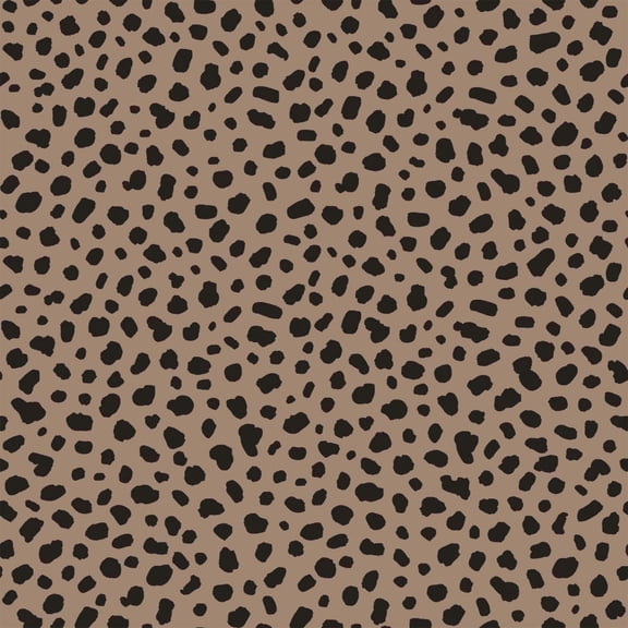 Tempaper x Novogratz Scout Happy Leopard Removable Peel and Stick Wallpaper, 20.5" x 16.5'