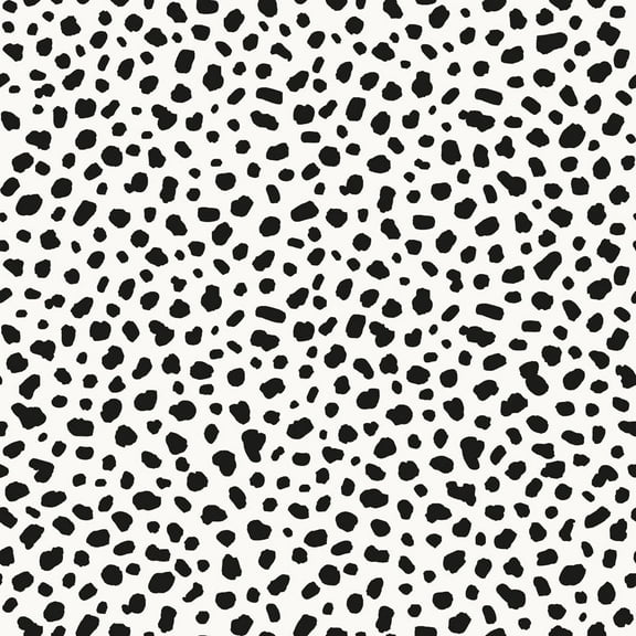 Tempaper x Novogratz Black & White Scout Removable Peel and Stick Wallpaper, 20.5" x 16.5'