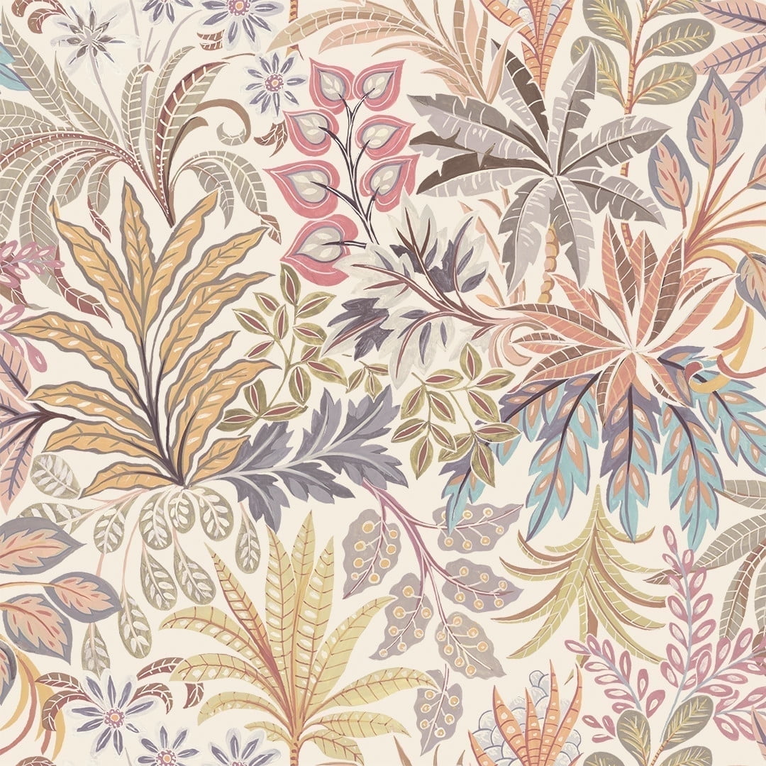 Tempaper Crafted Floral Neutral Peel and Stick Wallpaper, 20.5" x 16.5'