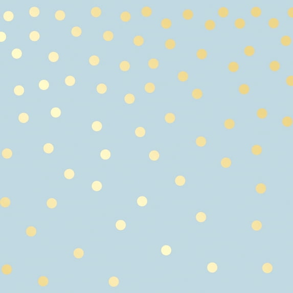 Tempaper Falling Dots Peel and Stick Wallpaper Border, 6" x 15'