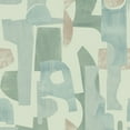 thumbnail image 1 of Tempaper Geo Composition Sage Peel and Stick Wallpaper, 20.5" x 16.5', 1 of 6