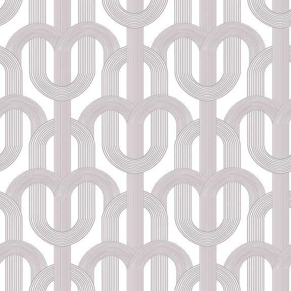 Tempaper Lattice Mauve Peel and Stick Wallpaper, 20.5" x 16.5'