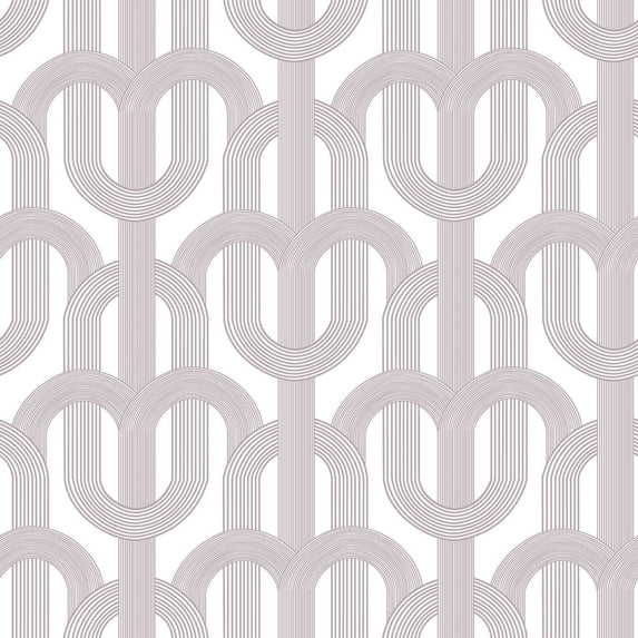 Tempaper Lattice Mauve Peel and Stick Wallpaper, 20.5" x 16.5'