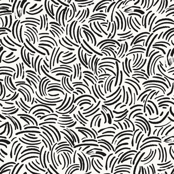 Tempaper Markings Black Peel and Stick Wallpaper, 20.5" x 16.5'