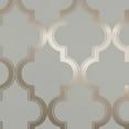 thumbnail image 1 of Tempaper Marrakesh Metallic Bronze Gray Peel and Stick Wallpaper, 20.5" x 16.5', 1 of 8