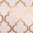thumbnail image 1 of Tempaper Marrakesh Pink & Metallic Gold Peel and Stick Wallpaper, 20.5" x 16.5', 1 of 8