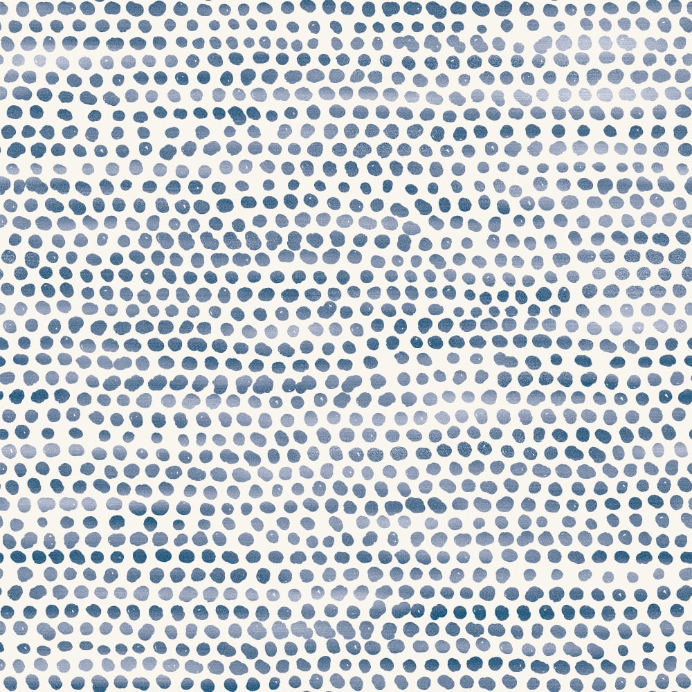 Light Tan Moire Dots Vinyl Peel and Stick Wallpaper