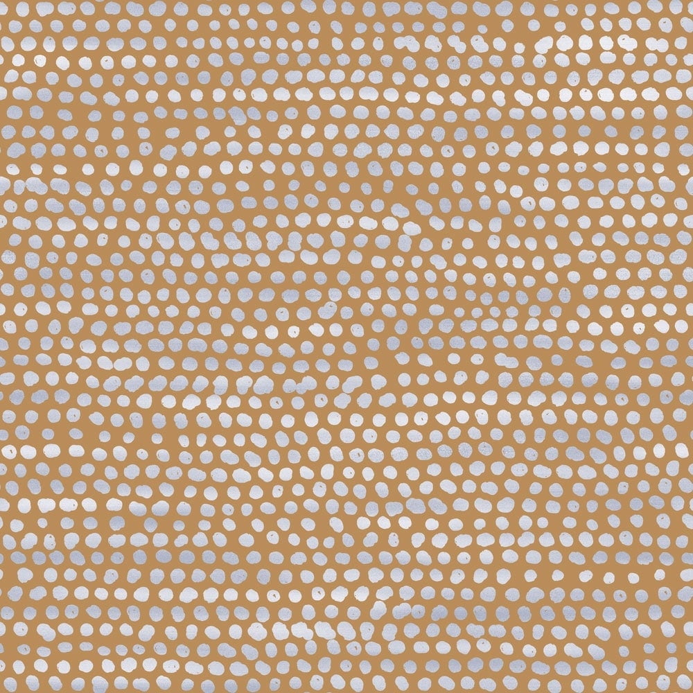 24" Washable Black Moire Dots Self-Adhesive Removable Wallpaper