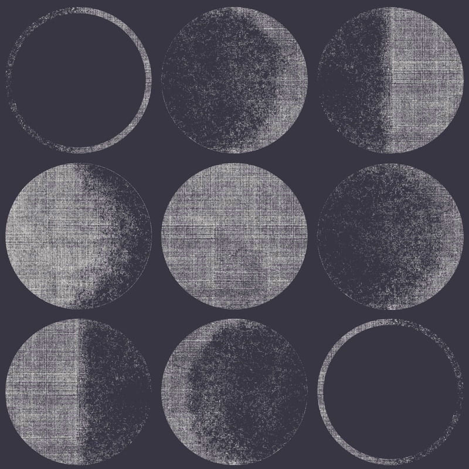 Tempaper Moons Blue Peel and Stick Wallpaper, 20.5" x 16.5'