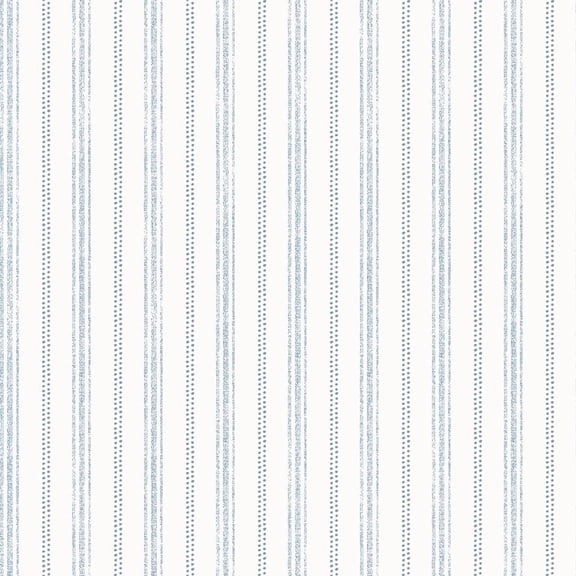 Tempaper Nautical Stripe Aqua Blue Peel and Stick Wallpaper, 20.5" x 16.5'