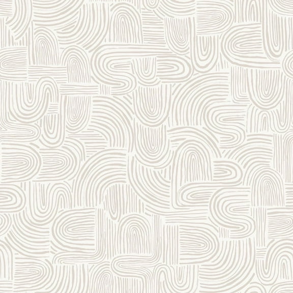 Tempaper Swell Sand Removable Peel and Stick Wallpaper, 20.5" x 16.5'