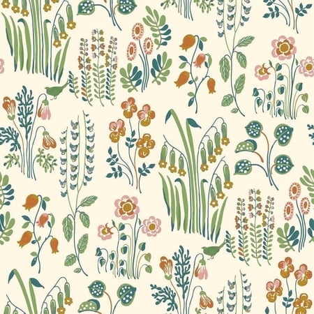 Tempaper x Novogratz Tallulah Belle Multicolor Peel and Stick Wallpaper, 20.5" x 16.5'