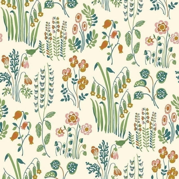 Tempaper x Novogratz Tallulah Belle Multicolor Peel and Stick Wallpaper, 20.5" x 16.5'